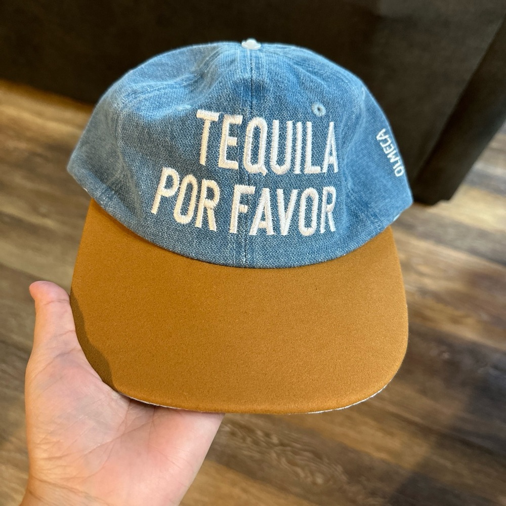 Olmeca Altos 100% Agave Tequila Por Favor Promo Demo Strap Hat Cap unisex